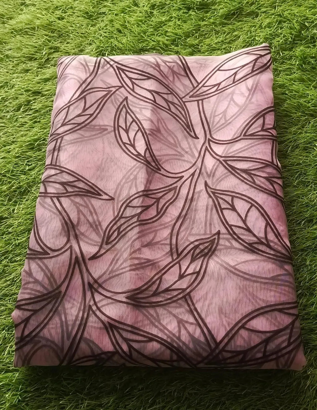 1 Pc Women's Unstitched 3-D Block Printed Shirt