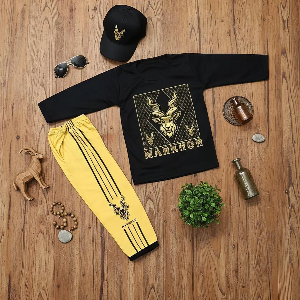 Kids Poppa & Markhor Eid Outfit Set 1-5Y