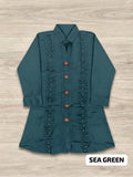 1 Pc Women's Stitched Lawn Hand Work Top
