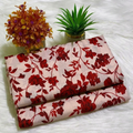 Red Printed Polo Cotton Shirt & Trouser Set